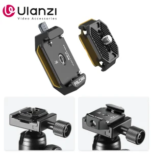 Ulanzi FALCAM F38 Piastra di sistema a sgancio rapido per 1/4” e 3/8” DSLR Treppiede Gimbal Soluzione interruttore rapido Kit da studio