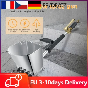 Pistola a spruzzo per cemento a 4 getti spruzzatore per Stucco a parete spruzzatore per intonaco pistola a spruzzo per malta tramoggia strumento per pistola a spruzzo per vernice a parete per parete o