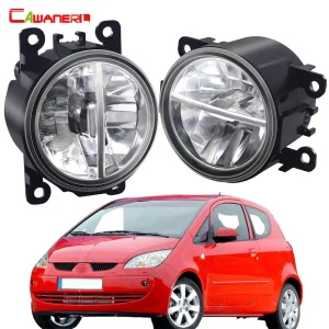 2 pz fendinebbia per Mitsubishi Colt Hatchback 2004-2012 30W 6000LM auto LED fendinebbia Daytime Running Lamp DRL Assembly H11 High Bright
