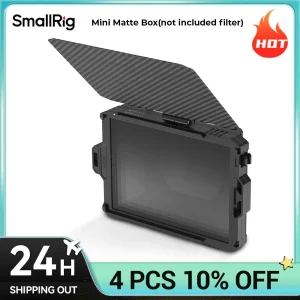 SmallRig Mini Matte Box Lite per DSLR e fotocamere mirrorless Previene la luce solare per filtri Φ52Φ55Φ58Φ62Φ67Φ72Φ77Φ82Φ86