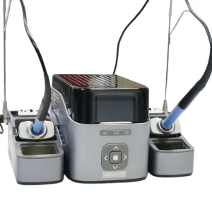 AIXUN T420D tavolo di saldatura doppio intelligente ultima versione T245 T210 T115 manico di saldatura testa di ferro