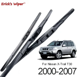 Erick’s Tergicristallo Anteriore e Posteriore Spazzole Tergicristallo Set Per Nissan X-Trail T30 2000 – 2007 Parabrezza Parabrezza Spazzole 24 “+ 16” + 17 “