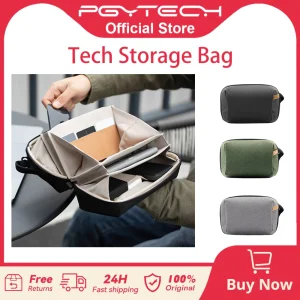 PGYTECH Custodia per accessori tecnologici Borsa per organizer per elettronica piccola impermeabile Custodia per organizer tecnologico per cavi, batterie per telefoni