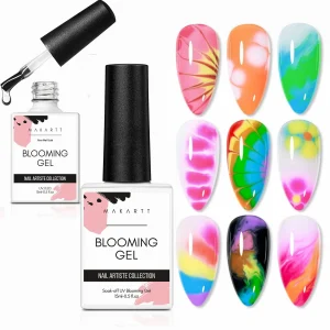 Makartt Gel Trasparente per Nail Art, 15ml, Smalto Gel Semipermanente Lucido a Lunga Durata per Manicure Fai da Te a Casa