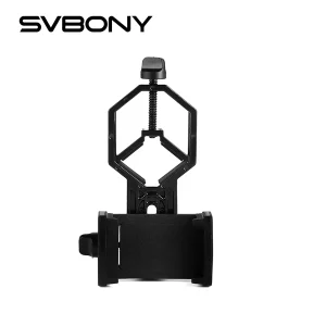 SVBONY Adattatore universale per telefono cellulare Supporto per oculare Diametro 25-48 mm per telescopio binoculare monoculare Cannocchiale