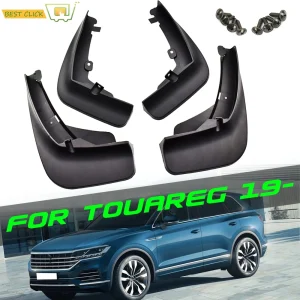 Per VW Volkswagen Touareg 3 MK3 2019 2020 Modanato Paraspruzzi Parafanghi Paraspruzzi Paraspruzzi Anteriore Posteriore Car Styling Anteriore Posteriore