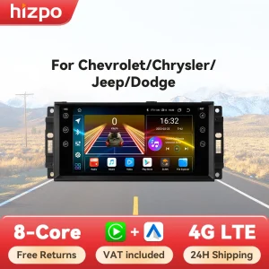 Hizpo 7 “per Jeep Cherokee Compass Commander Wrangler 300C Dodge Caliber Liberty Android Auto Car Radio Multimedia GPS Carplay