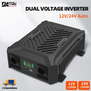 DATOUBOSS TY-PSW-4000 Inverter a doppia tensione da cc a ca portatile per montaggio su veicolo Inverter a onda sinusoidale pura trasformatore di potenza da 4000W