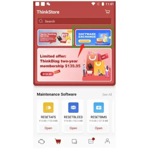 THINKDIAG T-CODE Tutti i auto Software completi Codifica ECU da 1 anno Test attivo Sistema completo 15 Reset