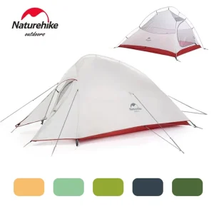 Tenda Ultraleggera Naturehike Cloud Up 2 Pro per 2 Persone, Impermeabile, per Escursionismo e Spiaggia, in Nylon 20D 210T, per Campeggio e Backpacking