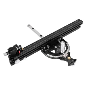 HONGDUI HD-MG21 mitra con recinzione estesa da 850mm per la lavorazione del legno tavolo per sega Router impostazione dell’angolo di precisione