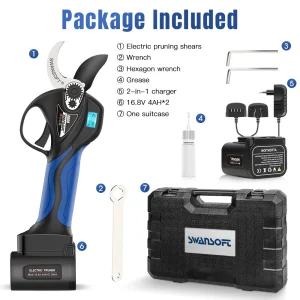 8608 forbici da potatura a batteria 35mm forbici Progressive Cordless efficienti Bonsai rami di alberi elettrici attrezzi da giardino