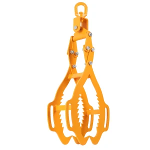 Pinza forestale da 3300 libbre/1500 kg Pinza per tronco d’albero Pinza per trascinamento Pinza posteriore antiscivolo, acciaio al carbonio da 25 pollici