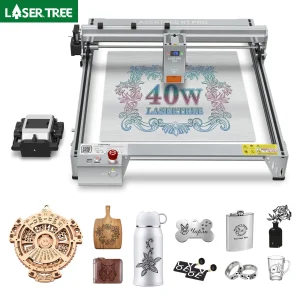 LASER TREE K1PRO Incisore laser con potenza ottica 30W 40W Modulo laser TTL Macchina da taglio per incisione laser Strumenti per la lavorazione del legno