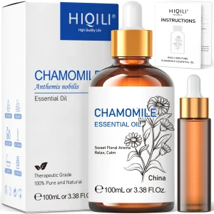 Oli essenziali di camomilla da 100 ml, olio floreale puro al 100% per diffusore, umidificatore, massaggio, San Valentino, regali per la mamma e il padre