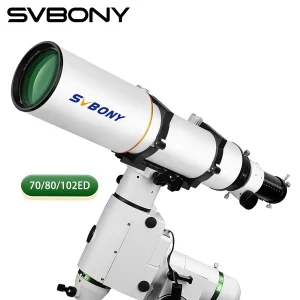 Svbony SV503 Astro telescopio 70/80/102ED Rifrattore acromatico a dispersione extra bassa OTA per astrofotografia con visualizzazione eccezionale