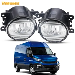 2 pezzi 30W gruppo fendinebbia per Iveco Daily VI 2014-2023 H11 auto LED fendinebbia lampada di marcia diurna DRL 3000LM