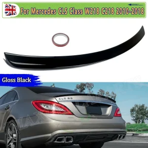 For Mercedes Benz CLS Class W218 C218 Tail Spoiler CLS220 CLS500 CLS63 AMG 2010-2018 Gloss Black Rear Boot Spoiler Wing Body Kit