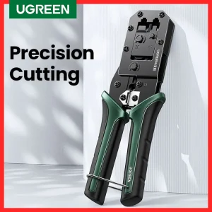 UGREEN RJ45 Crimper Tools RJ45 pinza a crimpare per CAT6/7/8 Ethernet Lan Cable Network Cutter Stripper pinza strumento multifunzione