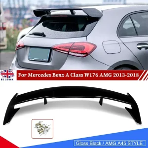 Per Mercedes Benz Classe A W176 2013-2018 Spoiler Hatchback ABS A160 A180 A200 A250 A45 Ala del tetto a 5 porte