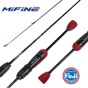 MIFINE OUTRANGE Canna da pesca spinning ultraleggera Richiamo 0.5-5G 30T Fibra di carbonio UL Fuji Anelli Punte cave per canna da pesca alla trota