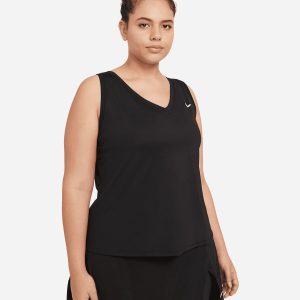 Nike Dri Fit Court Victory W – T-shirt Tennis – Donna – Nero