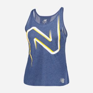 New Balance Printed Impact Run W – Canotta Running – Donna – Grigio