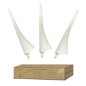 Generatore di turbina eolica 630 mm Delta Wing Lama in fibra di carbonio ad alta resistenza in nylon per accessori per mulini a vento orizzontali
