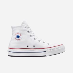 Converse Chuck Taylor All Star Eva Lift Plat Gs Jr – Scarpe Sneakers – Bianco