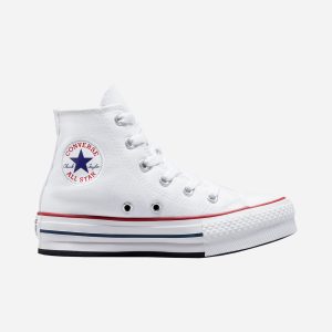 Converse Chuck Taylor All Star High Eva Lift Ps Jr – Scarpe Sneakers – Bianco