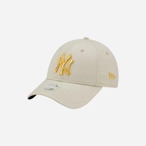 New Era 940 New York Yankees Metallic Logo W – Cappellino – Donna – Beige