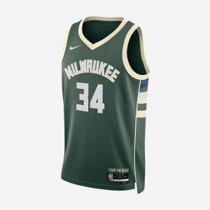 Nike Icon Milwaukee Antetokounmpo Swingman M – Canotta Basket – Uomo – Verde