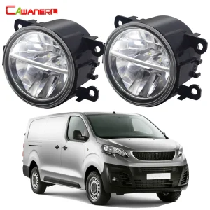 2 pezzi 30W H11 LED gruppo fendinebbia passeggero auto + conducente fendinebbia lampada di guida DRL per Peugeot Expert Traveller 2016-2022