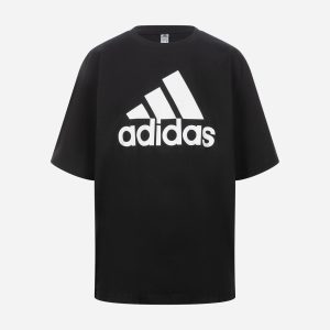Adidas Big Logo W – T-shirt – Donna – Nero