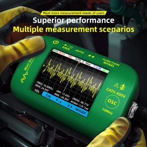 Oscilloscopio portatile BSIDE 10MHz 48MSa/s 2 in1 generatore di segnale digitale frequenza di campionamento strumento di riparazione elettronica Tester grafico