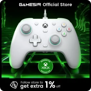 GameSir G7 SE Controller di gioco per gamepad cablato Xbox per Xbox Series X, Xbox Series S, Xbox One, joystick per PC effetto Hall