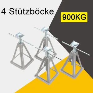Confezione da 4 supporti per roulotte, stabilizzatori per camper, jack di livellamento per camper in alluminio da 3600 kg, stack per camper, rimorchio da viaggio per camper