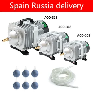 Hailea ACO-208 ACO-308 ACO-318 compressore d’aria elettromagnetico portatile koi acquario bolla pompa d’aria stagno aeratore