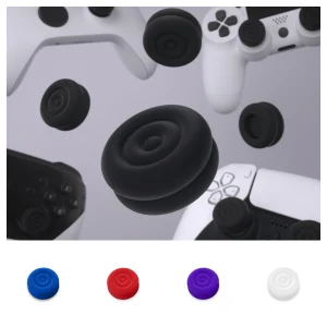 PlayVital Cushion Caps Impugnature per pollice per PS5/PS4, per Xbox Series X/S, per Xbox One, Elite Series 2, per controller Switch Pro