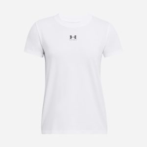 Under Armour Campus Core W – T-shirt – Donna – Bianco