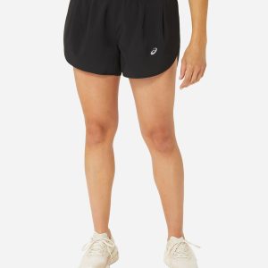 Asics Road 3.5in W – Short Running – Donna – Nero