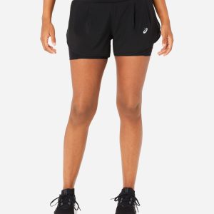 Asics Road 2-n-1 3,5in W – Short Running – Donna – Nero