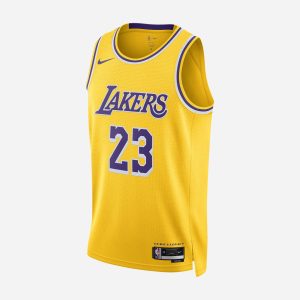 Nike Icon Lakers Lebron J. Swing 22 M – Canotta Basket – Uomo – Giallo