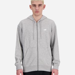 New Balance Essential Small Logo M – Felpa – Uomo – Grigio
