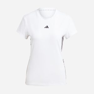 Adidas 3stripes W – T-shirt Training – Donna – Bianco