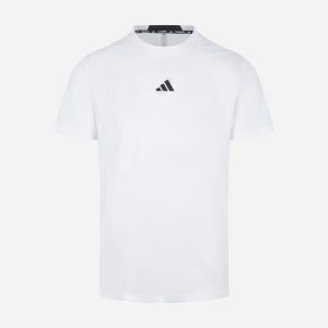 Adidas D4t Small Logo M – T-shirt Training – Uomo – Bianco
