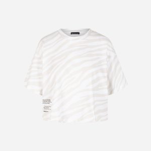 Freddy Zebra W – T-shirt – Donna – Bianco
