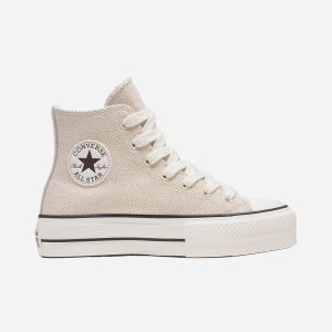Converse Chuck Taylor All Star Lift High Canvas W – Scarpe Sneakers – Donna – Beige