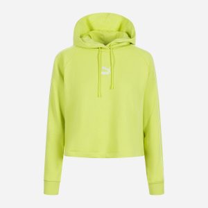 Puma Crop T7 W – Felpa – Donna – Verde
