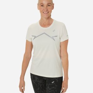 Asics Lite-show W – T-shirt Running – Donna – Bianco
